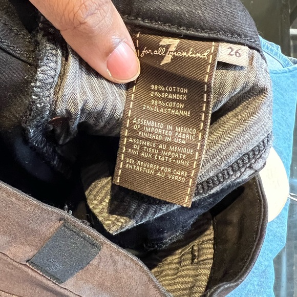 For all mankind size 26 brown skinny pants….. - Picture 6 of 7